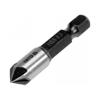   YATO Kónický záhlbník do kovu HSS s 8,3 mm uchytením bitov
