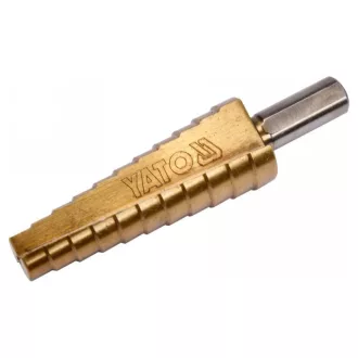  YATO Stupňový vrták 10-20 mm 11 stupňov HSS nitrid titánu