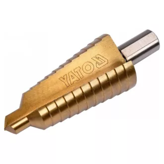   YATO Stupňový vrták 10-30 mm 12 stupňov HSS nitrid titánu