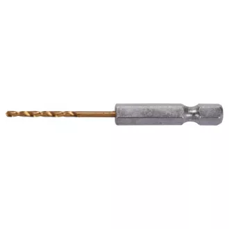  YATO Vŕták so špirálovou hranou 2,0 x 72/24 mm HSS-TiN pre bitové upínanie