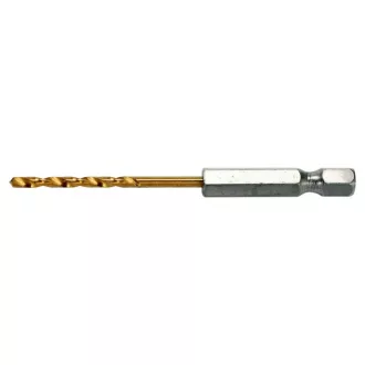 YATO Spirálový vŕták 2,5 x 80/30 mm HSS-TiN s čapom