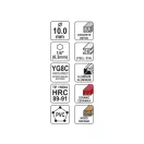 YATO Univerzálny vrták 10,0 x 120/70 mm pre bitové uchytenie