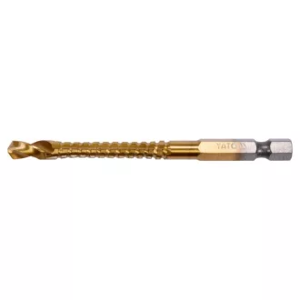 YATO Kovový vŕták 6,5 x 89 mm s úchopom pre bit HSS-TiN