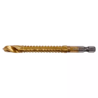   YATO Kovový frézovací vŕták 8,0 x 99 mm s bitovou hlavou HSS-TiN