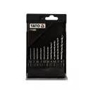 YATO Sada vrtákov na špirálu s bitovým uchopením 10 kusov 1,5-6 mm HSS 6542