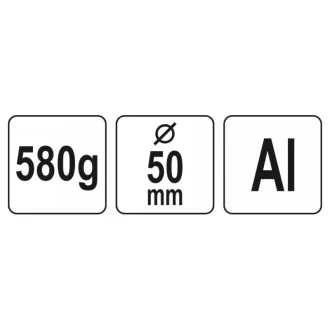 YATO Hliníkové kladivo 580 g