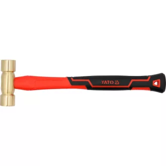 YATO Mosadzné kladivo 500 g s oceľovou rukoväťou