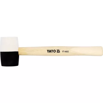 YATO Gumová palička 370 g (čierno-biela) 50 mm