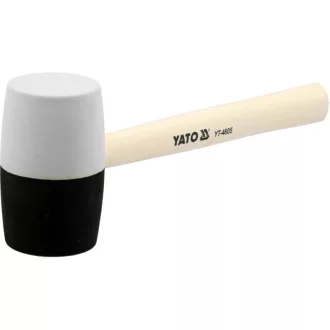 YATO Gumové kladivo 980 g (čierno-biele) 72 mm