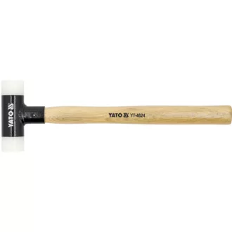   Plastové kladivo YATO 270 g biele plastové bez spätného rázu