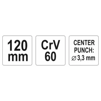 Ukazovátko YATO 120 mm CrV60