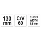 YATO priečna rezačka 130 mm CrV60