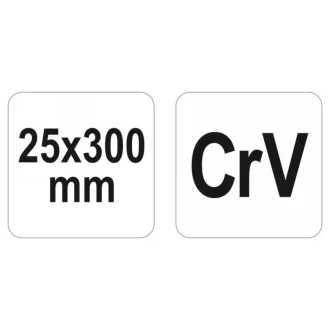 YATO Plochý nástenný sekáč s 300 mm chráničom ruky