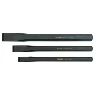 YATO Sada plochých fréz 3 diely CrV (10-12-16 mm)