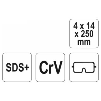 YATO Stopka dláta 250 mm SDS-Plus