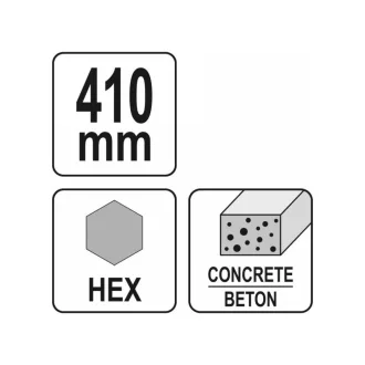 YATO Upínacia stopka dláta 410 mm HEX