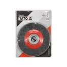 YATO Kruhová kefa 200 x 32 mm s redukčnými krúžkami inox
