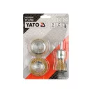 YATO Sada kotúčov na obruč, kefa, drôtový kotúč 3 kusy mosadzný