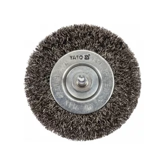 YATO Hriadeľová kefa 75 mm inox