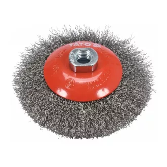 YATO Naklonená kruhová kefa M14 125 mm nerez