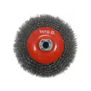 YATO Naklonená kruhová kefa M14 125 mm nerez