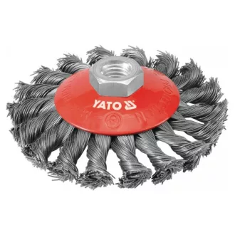 YATO Uholný kartáč M14 100 mm oceľ