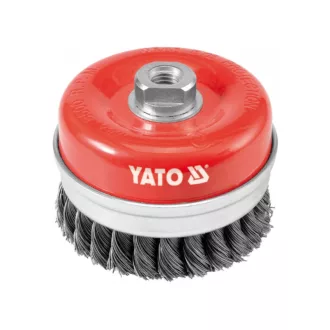 YATO Tvrdá čistiaca kefa M14 100 mm
