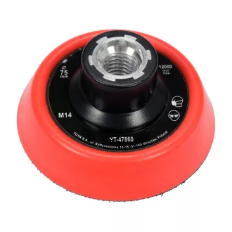 YATO Gumový disk na suchý zips 75 mm M14