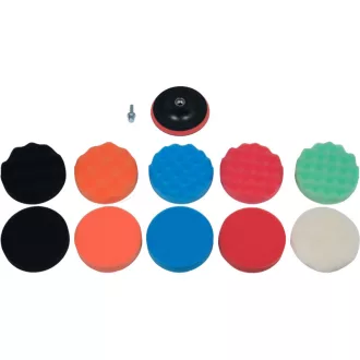   YATO Sada leštiacich kotúčov na suchý zips 12 kusov, 125 mm M14