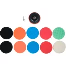 YATO Sada leštiacich kotúčov na suchý zips 12 kusov, 125 mm M14