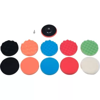   YATO Súprava leštiacich kotúčov na suchý zips 12 kusov 150 mm M14