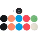 YATO Súprava leštiacich kotúčov na suchý zips 12 kusov 150 mm M14