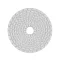 YATO Brúsny a leštiaci kotúč na suché/vlhké diamanty s suchým zipsom 100 mm / P200