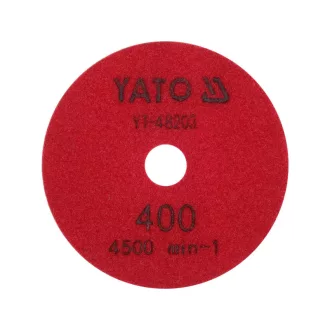   YATO Diamantový brúsiaci a leštiaci kotúč na suché/mokré použitie s suchým zipsom 100 mm / P400