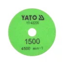 YATO Brúsny a leštiaci kotúč s diamantmi na suché/zvlhčené použitie na suchý zips 100 mm / P1500