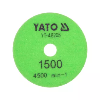   YATO Brúsny a leštiaci kotúč s diamantmi na suché/zvlhčené použitie na suchý zips 100 mm / P1500