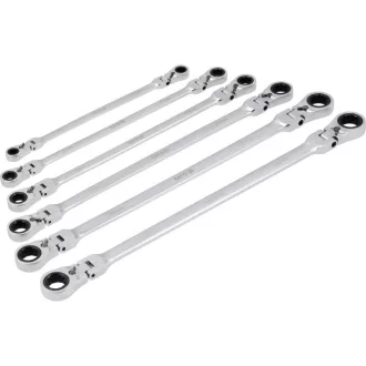 YATO Sada kľúčov s kĺbom 6 dielov 8 - 19 mm extra dlhé