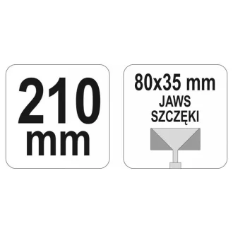Prevodový pomer klieští YATO 45°