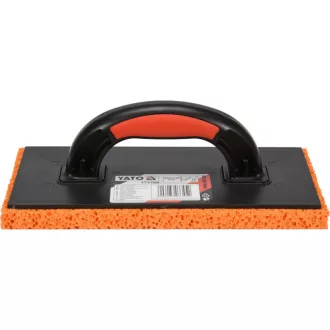   YATO Hladítko s gumenou rukoväťou oranžové 270 x 130/18 mm
