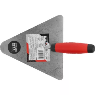   YATO Murárska lyžica 190 x 200 mm inox s mäkkou rukoväťou