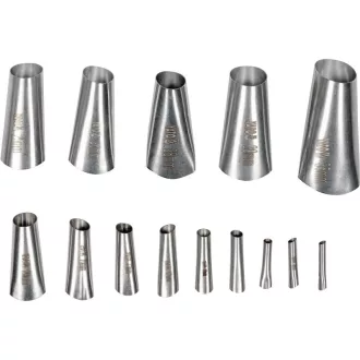 YATO Sada koncoviek na vytlačenie tmelu 14 ks inox