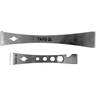   YATO Sada škrabiek na farbu z nerezovej ocele 2 kusy 170, 230 mm