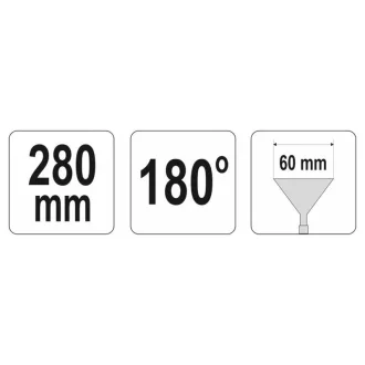 Kliešte YATO 280 x 60 mm 180°