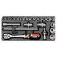 Sada nástrčných kľúčov YATO 24 kusov 1/2" 10-32 mm CrV (vložka do zásuvky)