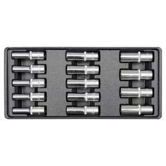   YATO sada nástrčných kľúčov dlhých 14 kusov 1/2" 8-21 mm (vložka do zásuvky)