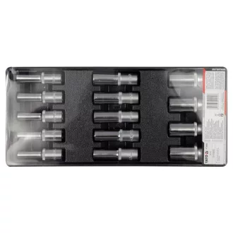   YATO sada nástrčných kľúčov dlhých 14 kusov 1/2" 8-21 mm (vložka do zásuvky)