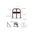 YATO Zábrana pre parkovanie