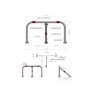 YATO Parkovacia zábrana