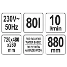 YATO Umývačka dielov 80 litrov