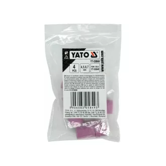 YATO sada trysiek na pieskovanie 4 diely 4,5,6,7 mm